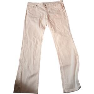 Versace Collection Men's Straight White Denim Jeans, Size EU 40, Y2K